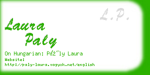 laura paly business card